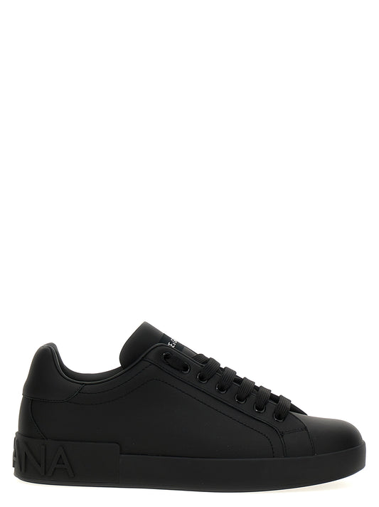 Dolce & Gabbana Portofino Sneakers for Men — Black