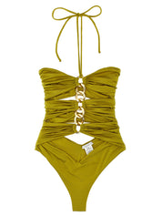 Elisabetta Franchi Chain One-piece Swimsuit