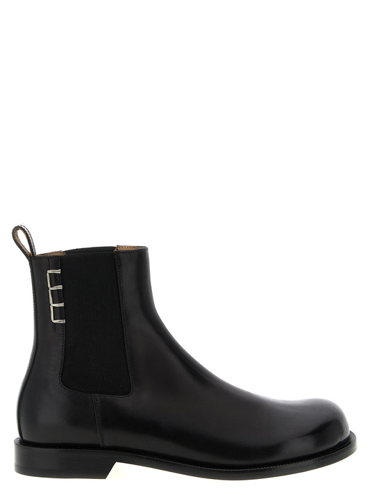J.w.anderson Chelsea Loafer Ankle Boots for Men — Black