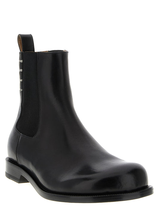 J.w.anderson Chelsea Loafer Ankle Boots for Men — Black