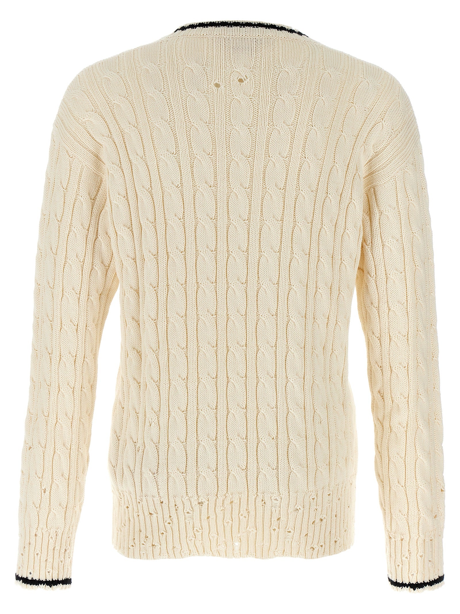 Marni V Neckline Sweater — Men's Knitwear (White)