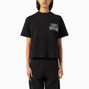 1989 STUDIO Black Saint-Honoré T-shirt in Heavy Cotton