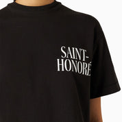 1989 STUDIO Black Saint-Honoré T-shirt in Heavy Cotton