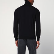 Drumohr Black wool turtleneck sweater
