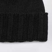 Drumohr Black cashmere beret