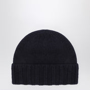 Drumohr Navy blue cashmere beret
