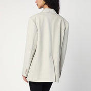 P.A.R.O.S.H. Greige jacket in linen blend