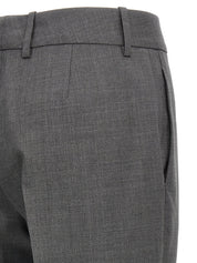 Ermanno Scervino Wool Trousers — Gray Straight Leg