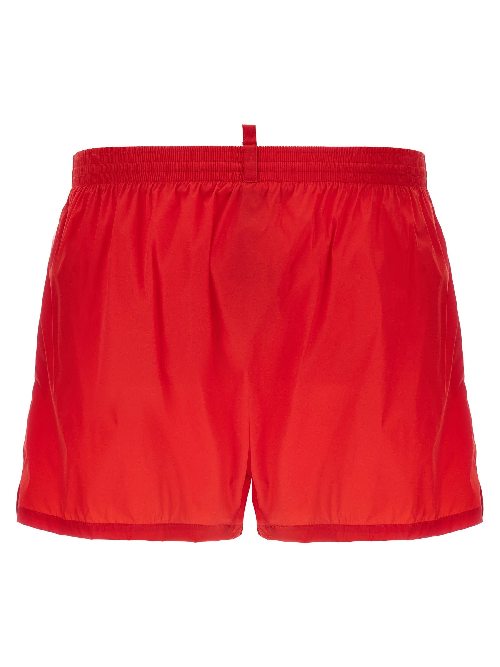 Dsquared2 Midi Boxer Shorts — Men's Beachwear (Red)