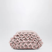 Hibourama Pink Diana pouch with crystals