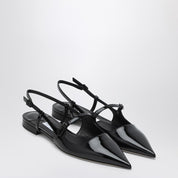 Jimmy Choo Didi Slingback — Black Patent Leather Flats