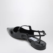Jimmy Choo Didi Slingback — Black Patent Leather Flats