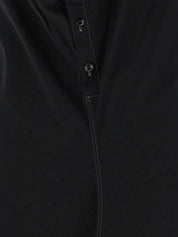 Lemaire Soft Collar Dress – Black Midi Dress