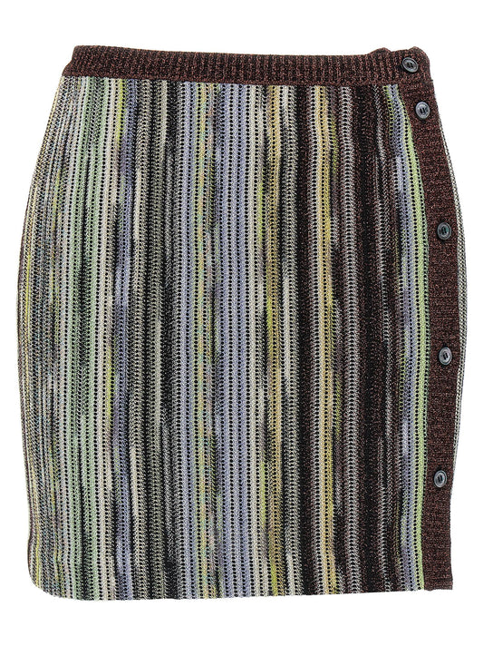 Missoni Caperdoni Mini Skirt — Multicolor Viscose (SS25)