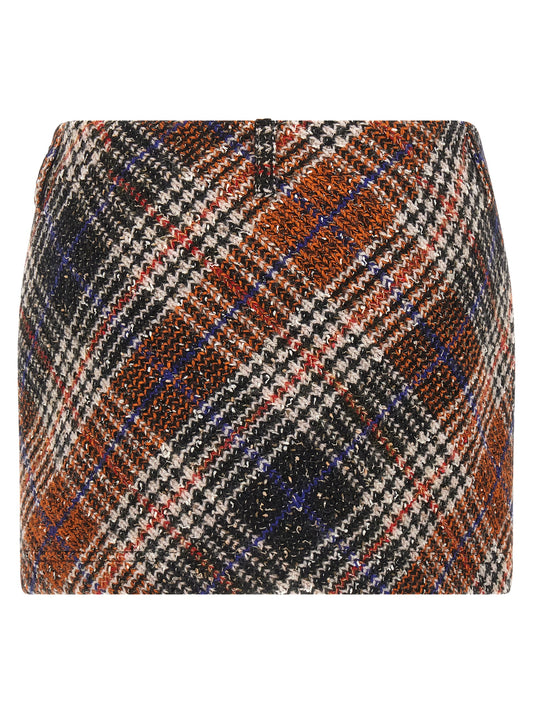 Missoni Tweed Skirt — Mini Wool Skirt (Multicolor)