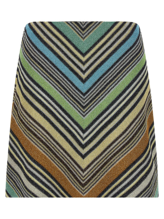 Missoni Geometric Pattern Skirt — Mini Skirt | Aumifour