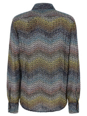 Missoni Lamé Viscose Shirt — Multicolor Women's Shirt
