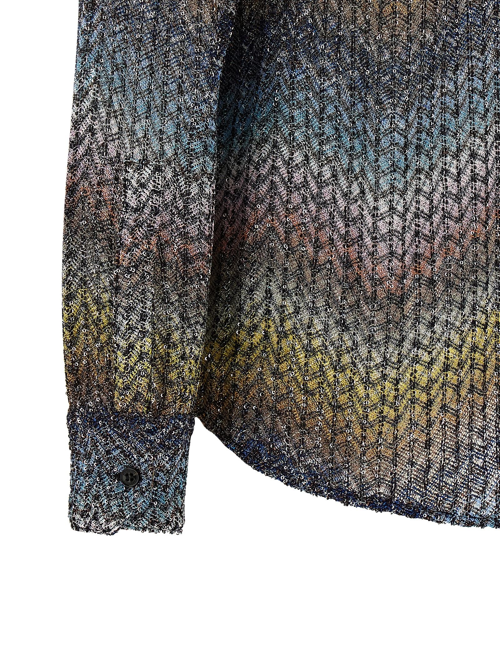 Missoni Lamé Viscose Shirt — Multicolor Women's Shirt