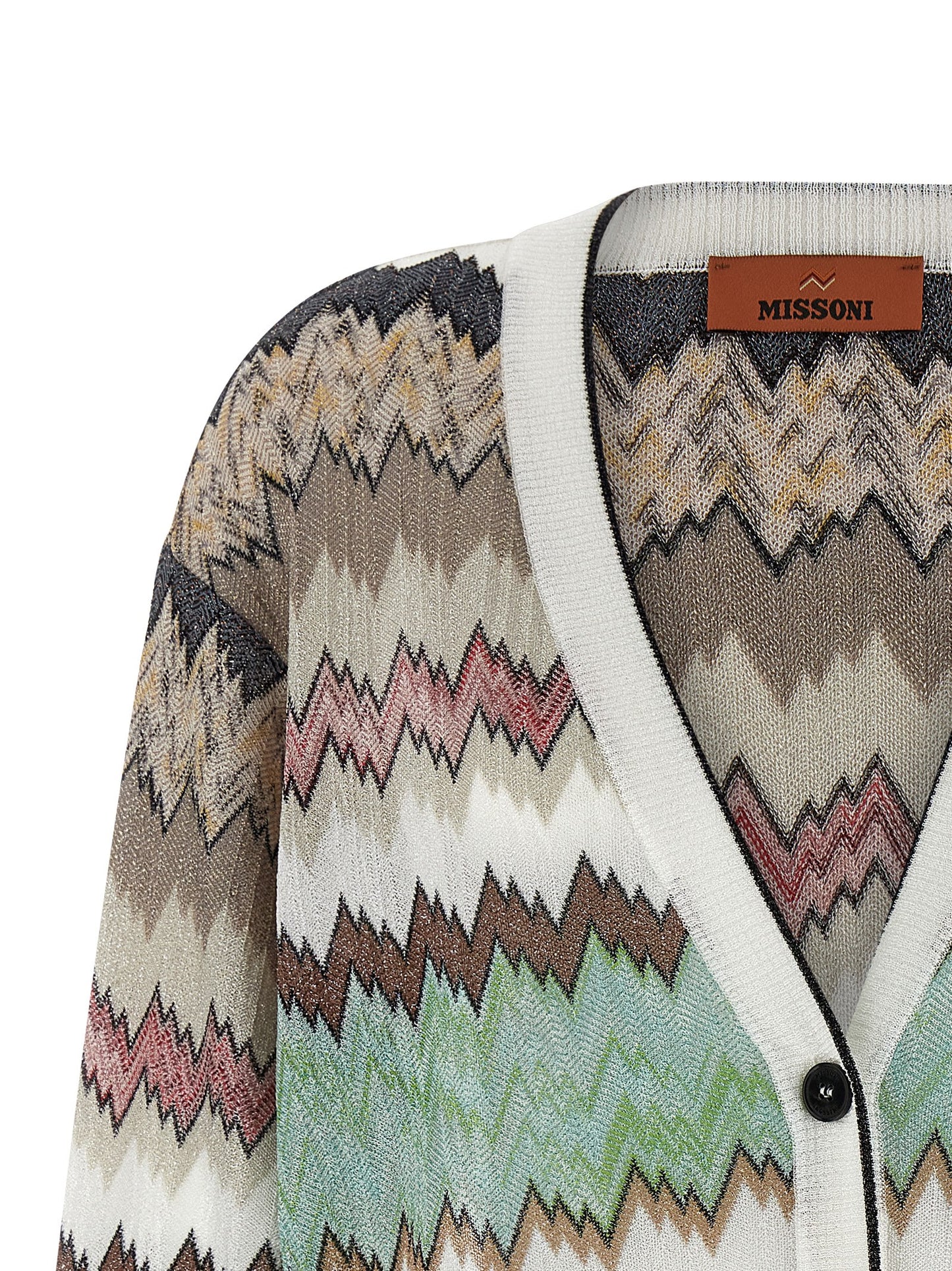 Missoni Snake Lamé Viscose Cardigan — Knitwear