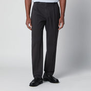 Santaniello Black cotton trousers
