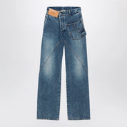 J.W. Anderson Mid-Blue Twisted-Denim Jeans for Men