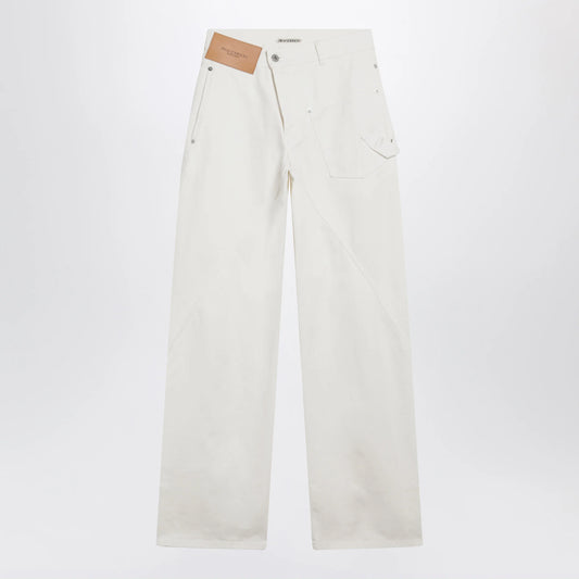 J.W. Anderson JW Anderson White twisted denim jeans