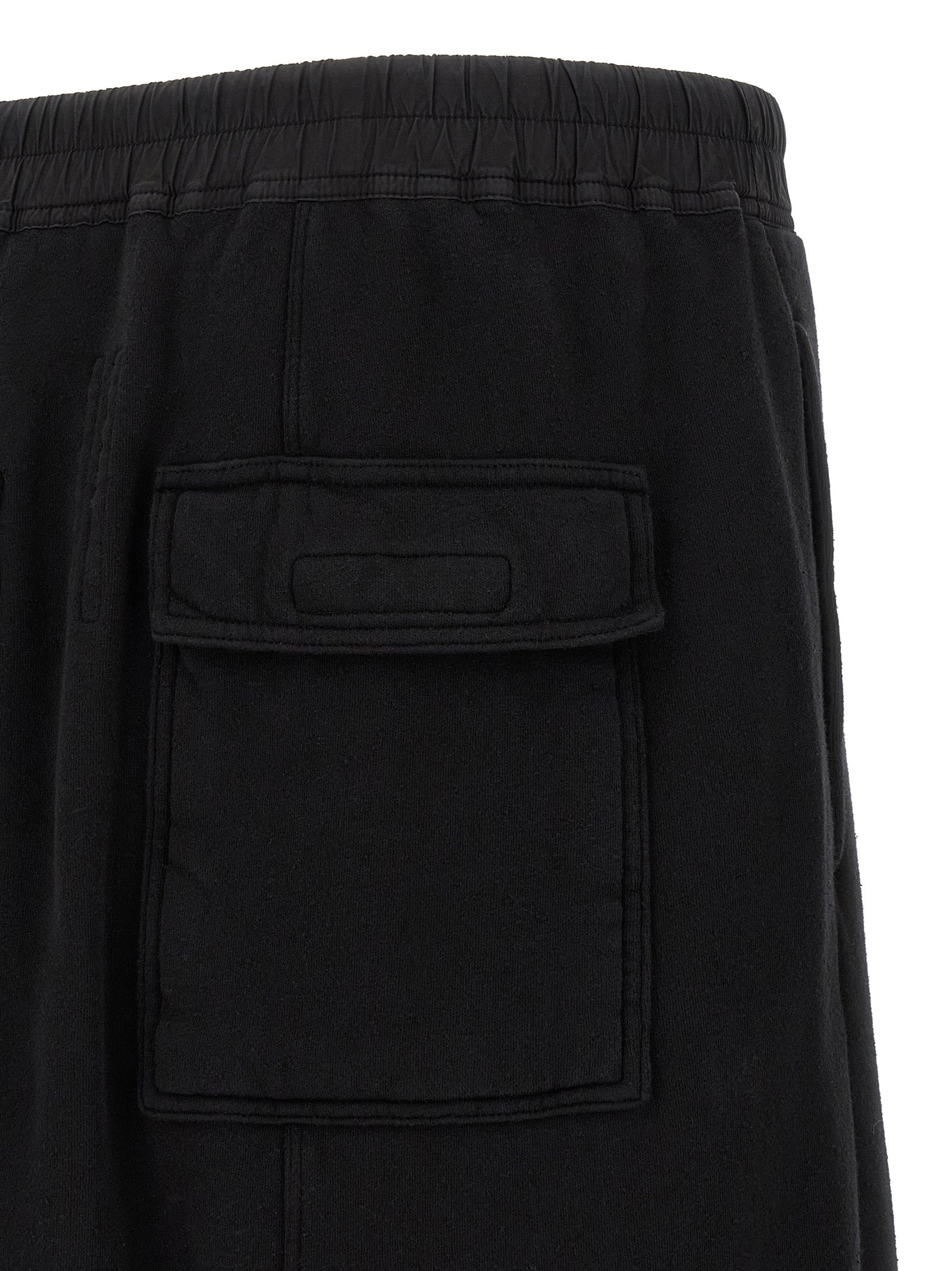 Drkshdw Drawstring Pods Bermuda Shorts — Black Oversized