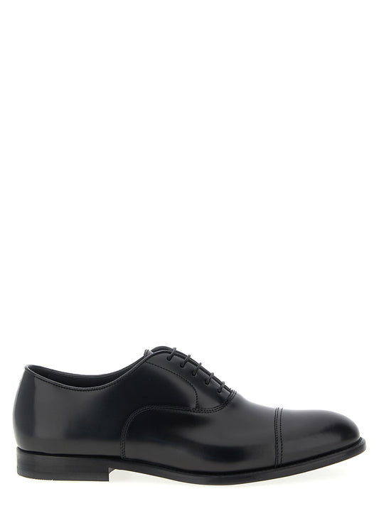 Doucal's Lace-ups — 5 Fori Brushed Calf Leather Shoes