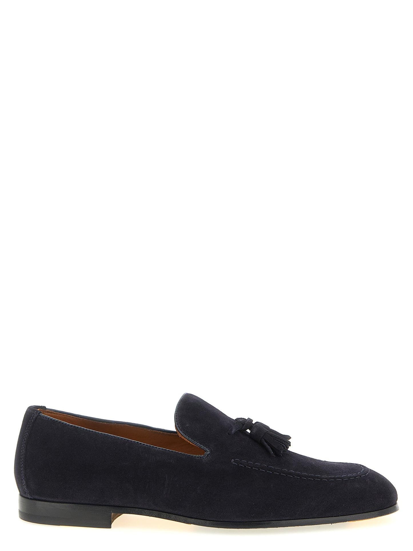 Doucal's Adler Moccasins — Men's Blue Loafers