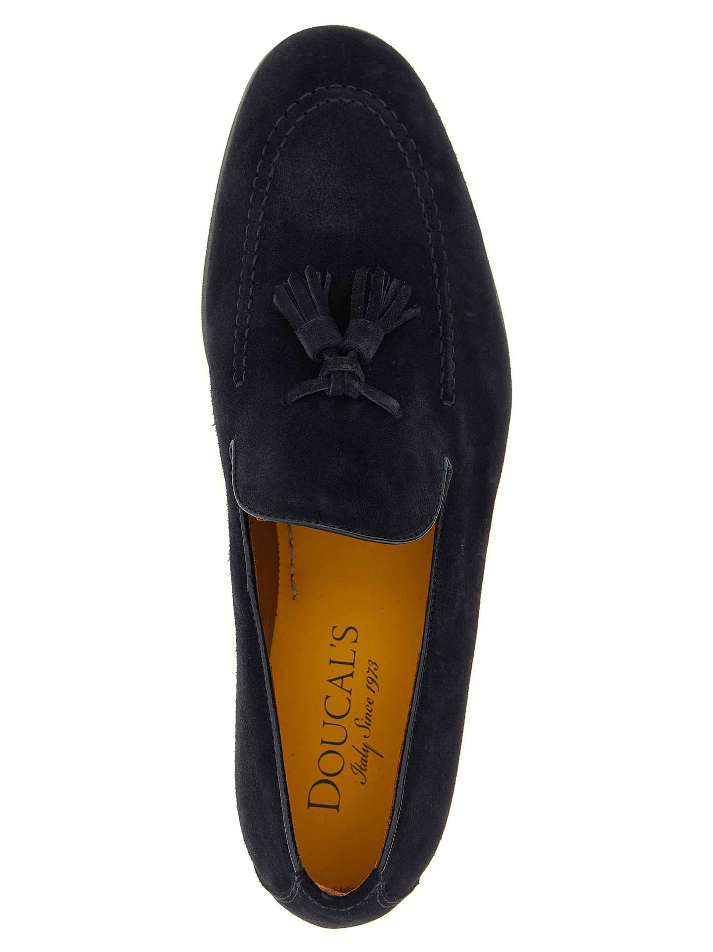 Doucal's Adler Moccasins — Men's Blue Loafers