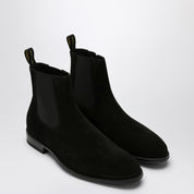 Bottine en daim noir Doucal's