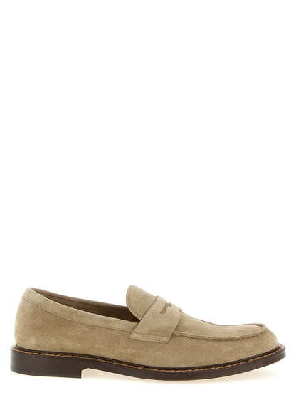 Doucal's Suede Loafers — Moccasins for Men | Aumifour