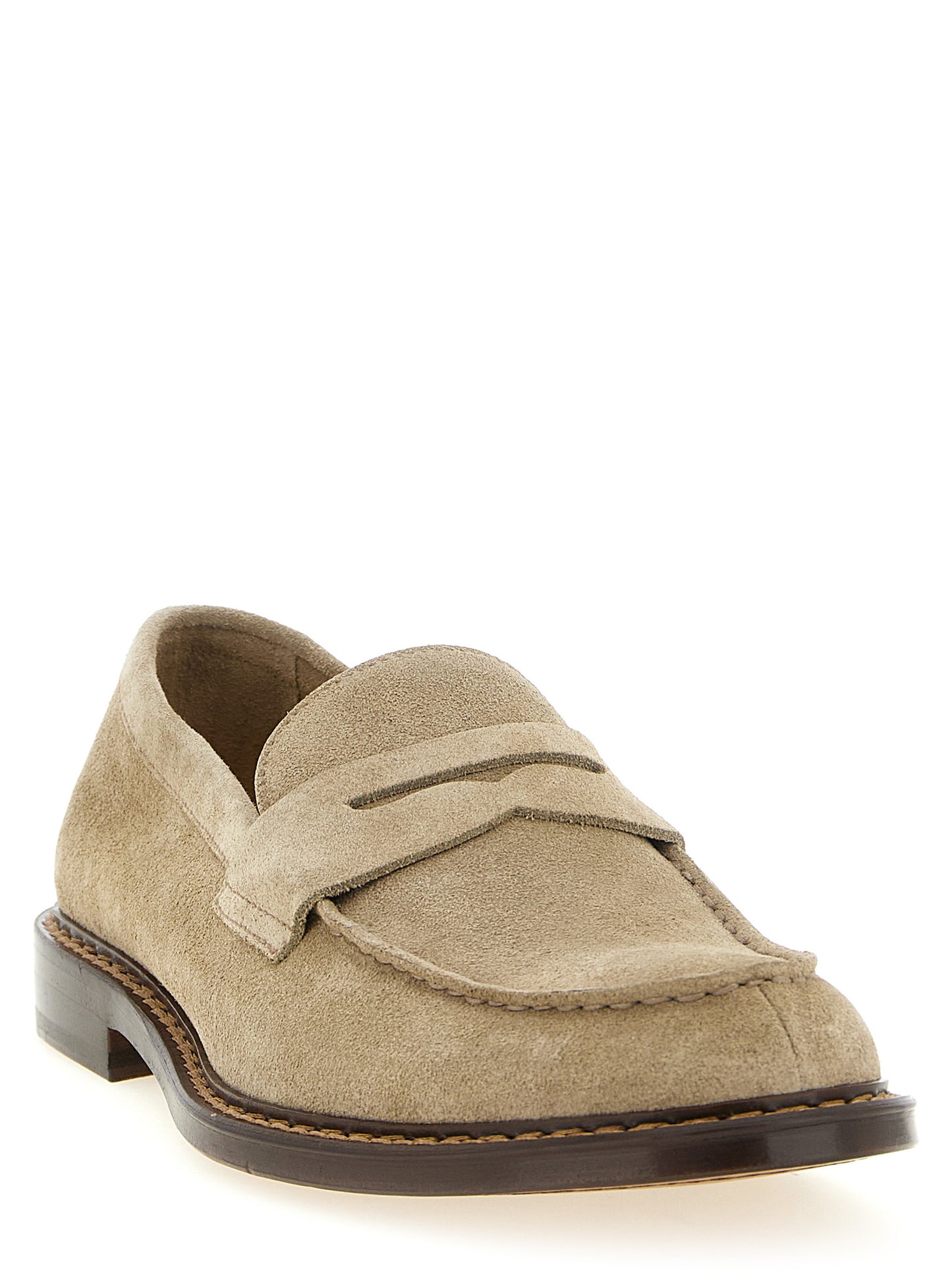 Doucal's Suede Loafers — Moccasins for Men | Aumifour