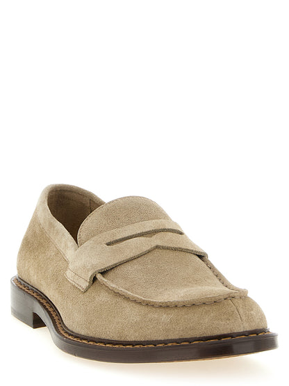 Doucal's Suede Loafers — Moccasins for Men | Aumifour