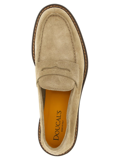 Doucal's Suede Loafers — Moccasins for Men | Aumifour