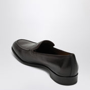 Mocassins en cuir marron foncé Doucal's