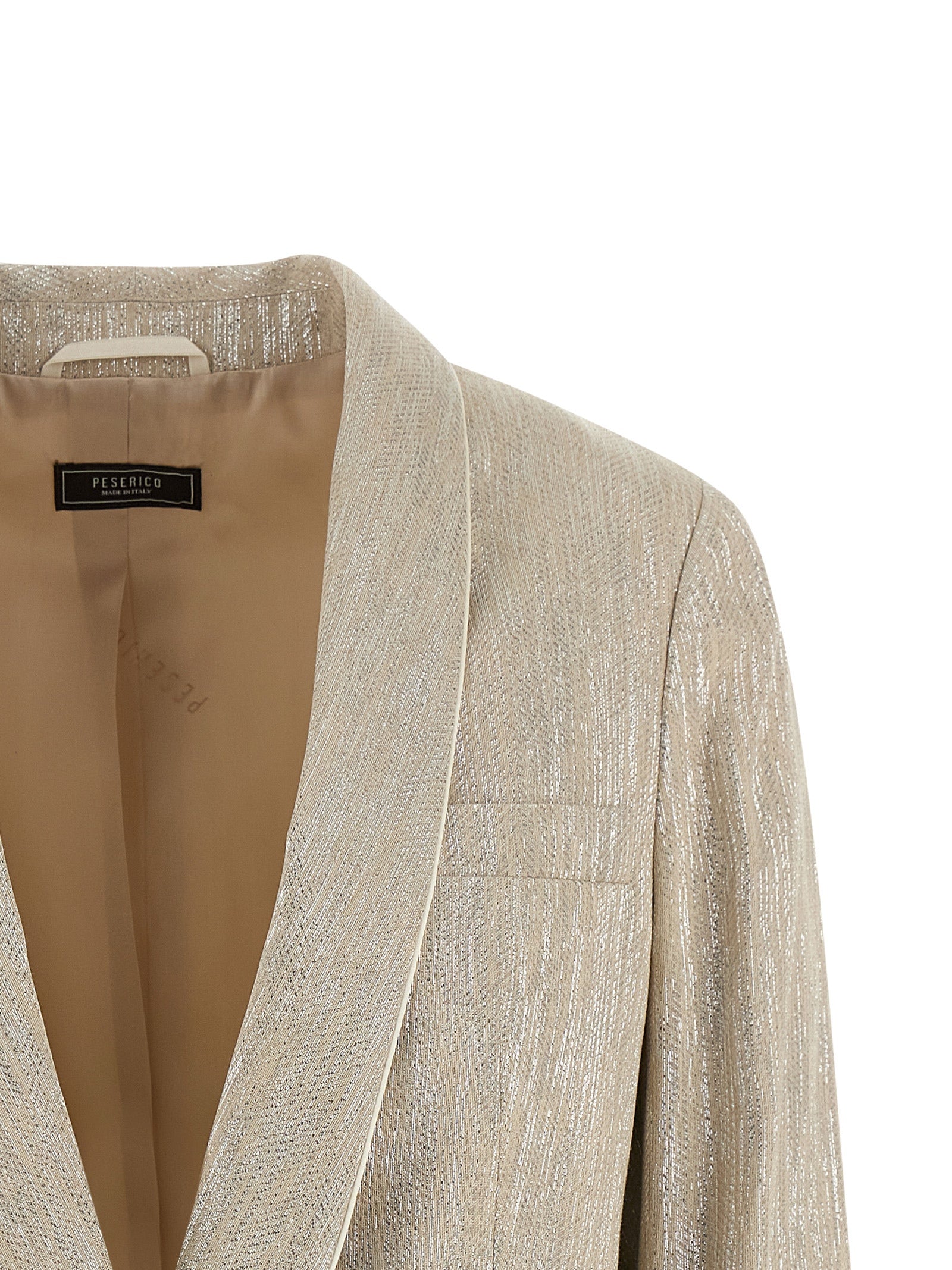 Peserico Lamé Thread Blazer