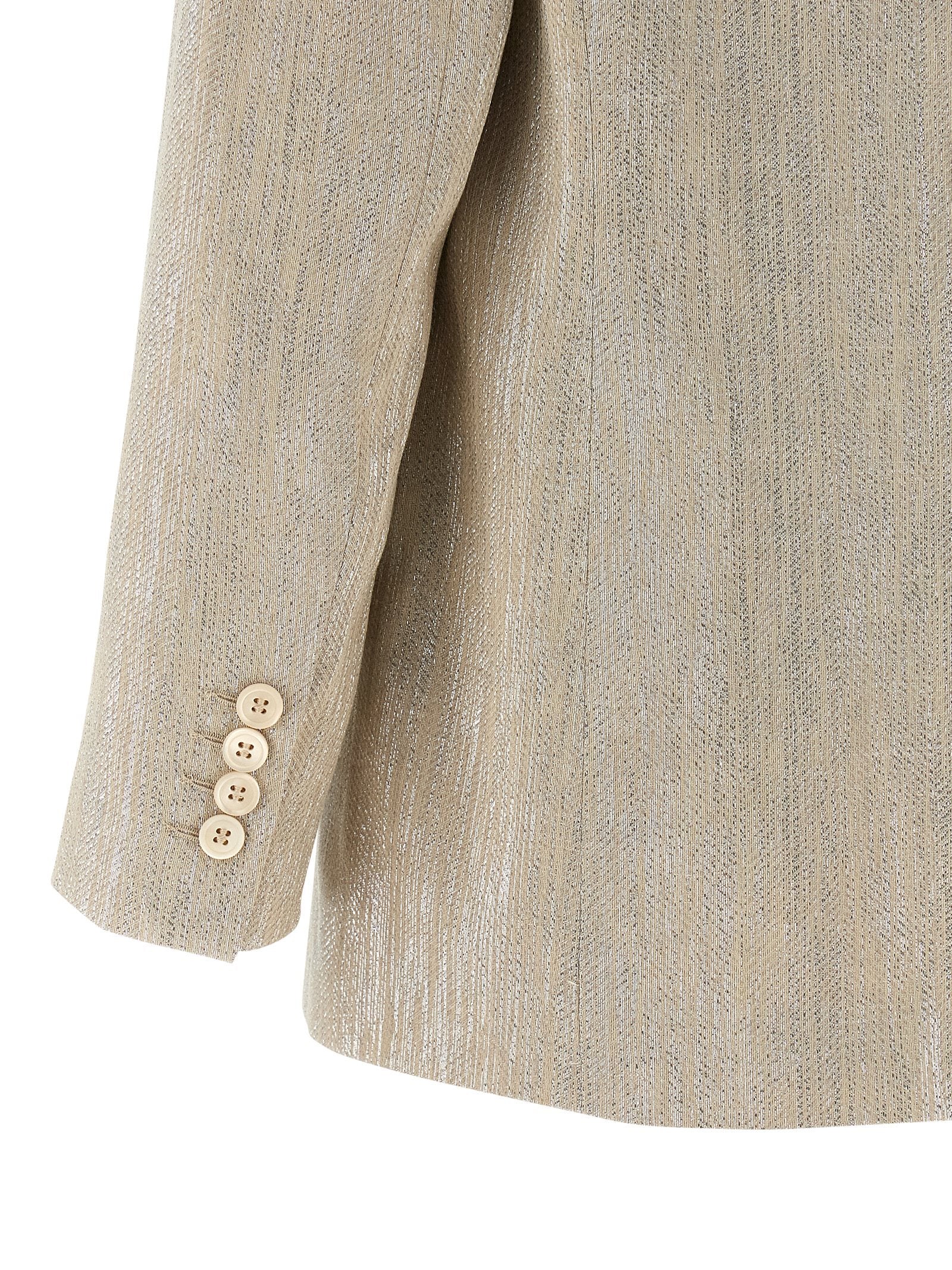 Peserico Lamé Thread Blazer