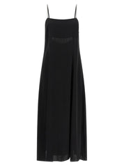 Peserico Aurea Dress — Satin Evening Gown, Black