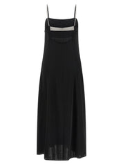 Peserico Aurea Dress — Satin Evening Gown, Black