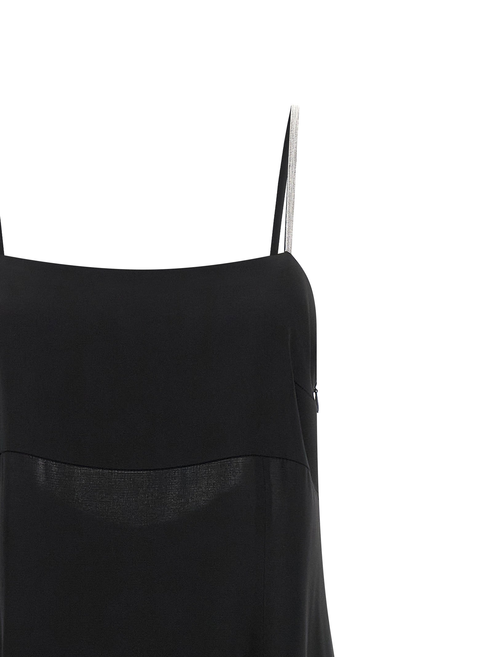 Peserico Aurea Dress — Satin Evening Gown, Black