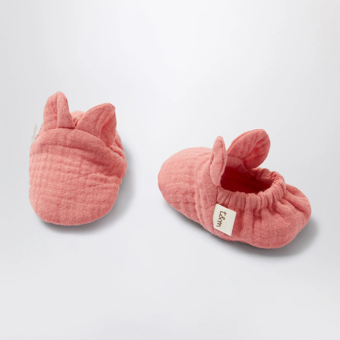 Teddy & Minou Peony Pink Hat & Booties Set — Shoes Accessories