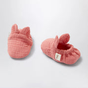 Teddy & Minou Peony Pink Hat & Booties Set — Shoes Accessories