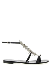 Giuseppe Zanotti Slim Sandals — Black Women’s Sandals