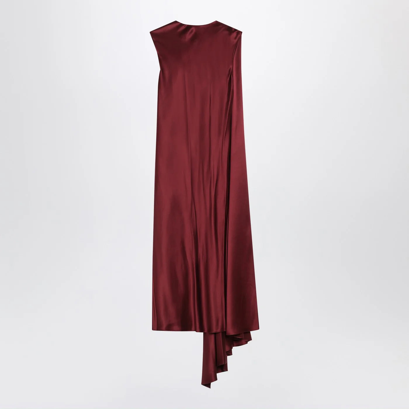 Max Mara Pianoforte Raspberry cape detail dress