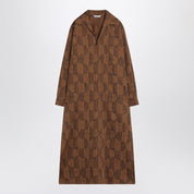 Max Mara olive green shirt dress in cotton