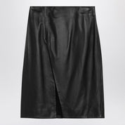 LouLou De Saison Akare black leather skirt