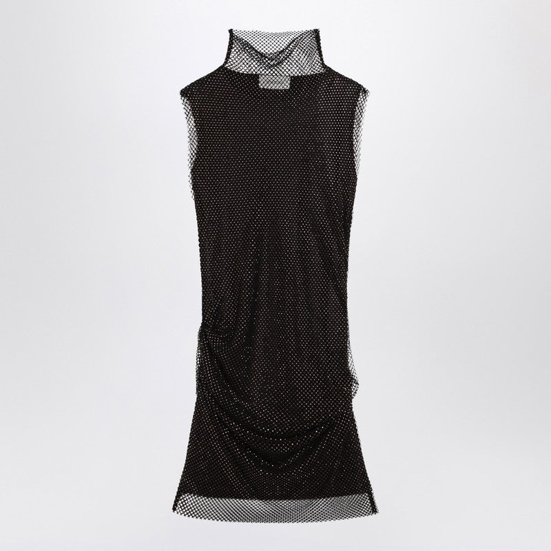 Black mesh mini dress by Sportmax