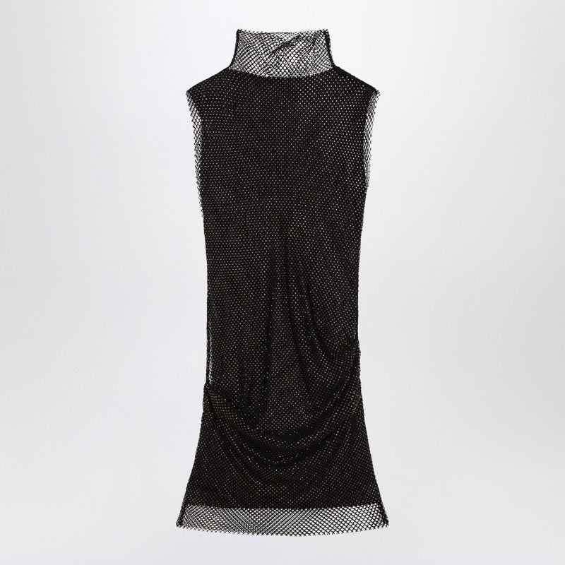 Black mesh mini dress by Sportmax