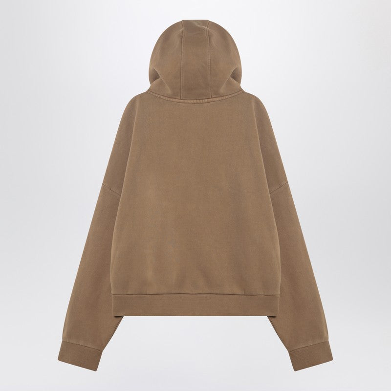 Entire Studios Beige sweatshirt in cotton oversized fit
